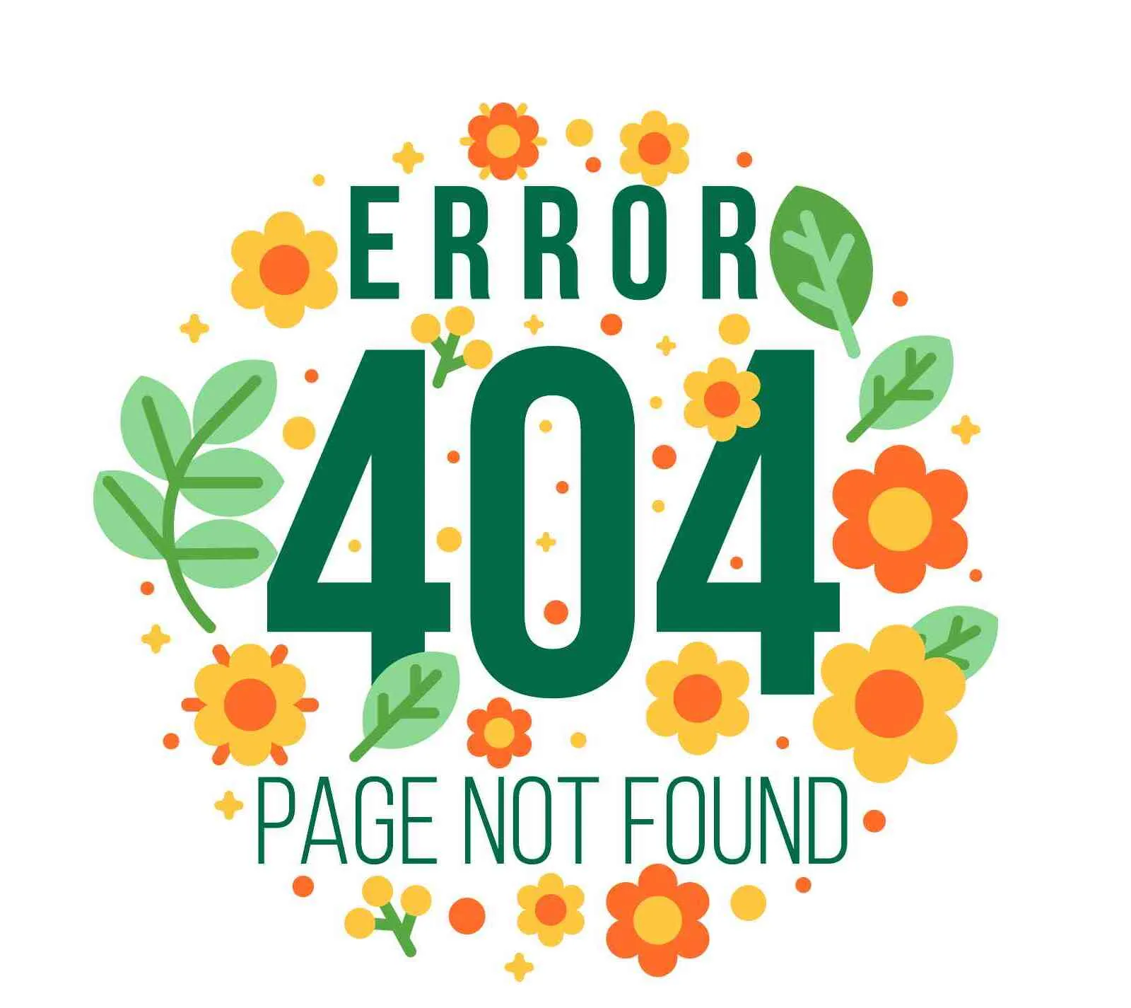 404 page not found error with creative design