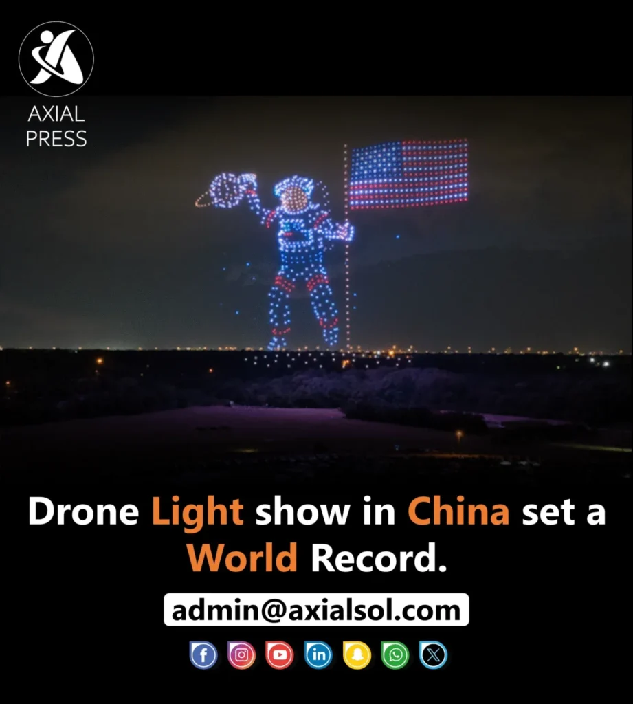 China sets a world record with an 11,787-drone lightshow.